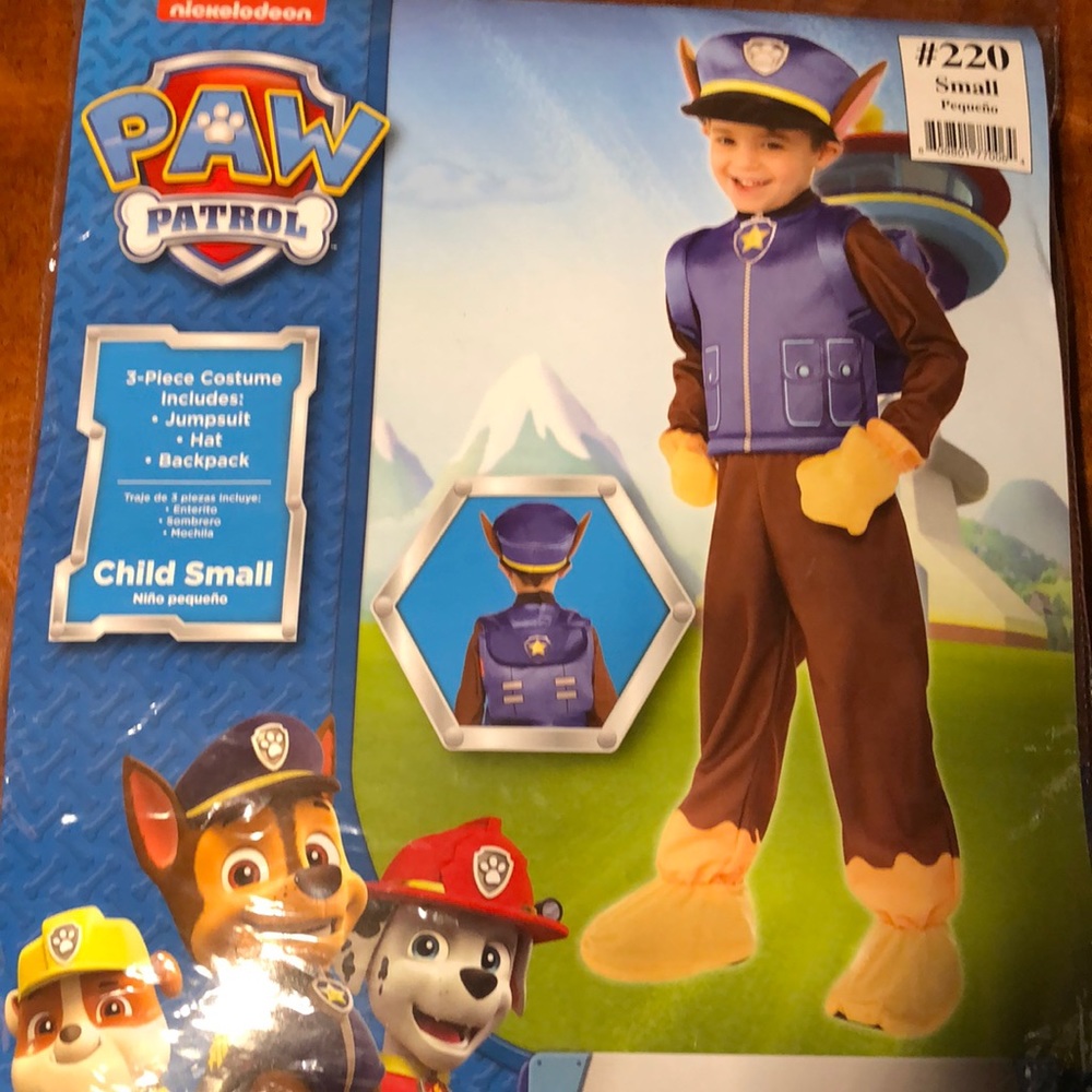 Paw Patrol Chase Children’s Costume! New! - Picture 2 of 6